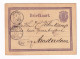 Postal Stationery 1872 Meppel Amsterdam Nederland Pays Bas Hollande Briefkaart - Ganzsachen