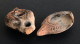 Deux Anciennes Lampes à Huile En Terre Cuite, époque Romaine, 100-300 AD - Archéologie