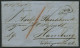 HAMBURG VORPHILA 1859, Fußpoststempel F.P. 20/2 Auf Forwarded-Letter Von Bogota (Kolumbien) Nach Hamburg, Prachtbrief, R - Storia Postale