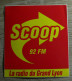 AUTOCOLLANT SCOOP FM - LA RADIO DU GRAND LYON - Autocollants