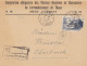 37144# LETTRE RECOMMANDE FORTUNE PROVISOIRE Obl CERNAY HAUT RHIN 1948 Pour OBERBRUCK - Storia Postale