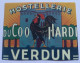 THEME HOTEL : AUTOCOLLANT HOSTELLERIE COQ HARDI - VERDUN - Stickers