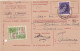 37153# CARTE RECEPISSE TIMBRE FISCAL + LEPOLD III COL OUVERT 10% Obl BRUXELLES BRUSSEL 24 MAI 1946 AUBANGE - 1946 -10 %