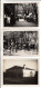 3 Photos Ancienne 12 X 8,5 Cm - Maison Foire Marche - Sonstige & Ohne Zuordnung