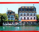 74 - Evian Les Bains - Hotel Restaurant Les Cygnes - Carte Neuve - CPM - Voir Scans Recto-Verso - Evian-les-Bains