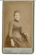 BORDEAUX  (  33 )  - PHOTOGRAPHIE C D V  MAUCOURT à Bordeaux  - Portrait  Jeune Femme - Fin 19ème  -  VOIR SCANS - Alte (vor 1900)