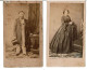 BORDEAUX  (  33 )  - PHOTOGRAPHIES C D V FOURIE  à Bordeaux  - Portrait Couple Bourgeois - Fin 19ème -VOIR SCANS - Old (before 1900)