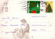 BABBO NATALE Buon Anno Natale GNOME Vintage Cartolina CPSM #PBA973.A - Santa Claus