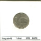 1 DINAR 2002 YOUGOSLAVIE YUGOSLAVIA Pièce #AS619.F.A - Jugoslavia