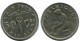 50 CENTIMES 1933 FRENCH Text BELGIQUE BELGIUM Pièce #AZ134.1.F.A - 50 Cent