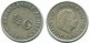 1/4 GULDEN 1967 ANTILLAS NEERLANDESAS PLATA Colonial Moneda #NL11493.4.E.A - Antillas Neerlandesas