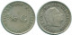 1/10 GULDEN 1966 NIEDERLÄNDISCHE ANTILLEN SILBER Koloniale Münze #NL12922.3.D.A - Nederlandse Antillen