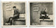 LOT 2 Petites PHOTOS 6 X 6 Cm D'un SOLDAT MILITAIRE Devant Entrée Tapisserie Ebénisterie Maison L. Jehan - War, Military