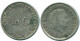 1/10 GULDEN 1963 ANTILLAS NEERLANDESAS PLATA Colonial Moneda #NL12617.3.E.A - Antilles Néerlandaises