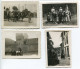 LOT 4 Petites PHOTOS 6,50 X 9 Cm De 1933 Situées Attelage Landais Labouheyre Gavarnie Anes Eglise De Luz Jean Pied Port - Anonymous Persons