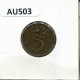 5 CENTS 1953 NETHERLANDS Coin #AU503.U.A - 1948-1980 : Juliana