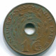 1 CENT 1936 NIEDERLANDE OSTINDIEN INDONESISCH Bronze Koloniale Münze #S10255.D.A - Indes Neerlandesas