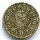 1 GULDEN 1992 ANTILLAS NEERLANDESAS Aureate Steel Colonial Moneda #S12147.E.A - Netherlands Antilles