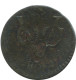 17?? HOLLAND VOC 1/2 DUIT IINDES NÉERLANDAIS NETHERLANDS NEW YORK COLONIAL PENNY #VOC1097.8.F.A - Nederlands-Indië