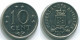 10 CENTS 1970 ANTILLAS NEERLANDESAS Nickel Colonial Moneda #S13347.E.A - Netherlands Antilles