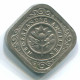 5 CENTS 1970 NIEDERLÄNDISCHE ANTILLEN Nickel Koloniale Münze #S12494.D.A - Nederlandse Antillen
