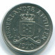 10 CENTS 1970 ANTILLES NÉERLANDAISES Nickel Colonial Pièce #S13326.F.A - Antillas Neerlandesas