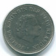 1 GULDEN 1971 ANTILLAS NEERLANDESAS Nickel Colonial Moneda #S11957.E.A - Nederlandse Antillen