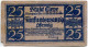 25 PFENNIG 1920 Stadt KLEVE Rhine DEUTSCHLAND Notgeld Papiergeld Banknote #PL816 - [11] Lokale Uitgaven