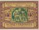 25 PFENNIG 1921 Stadt SCHNEVERDINGEN Hanover UNC DEUTSCHLAND Notgeld #PH959 - Lokale Ausgaben