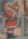 WEIHNACHTSMANN SANTA CLAUS WEIHNACHTSFERIEN Vintage Postkarte CPSM #PAK856.DE - Kerstman