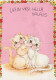 GATO GATITO Animales Vintage Tarjeta Postal CPSM #PAM311.ES - Cats