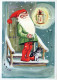 WEIHNACHTSMANN SANTA CLAUS Neujahr Weihnachten Vintage Ansichtskarte Postkarte CPSM #PBL448.DE - Kerstman