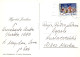 PÈRE NOËL Bonne Année Noël Vintage Carte Postale CPSM #PAU488.FR - Santa Claus