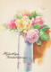 FLOWERS Vintage Postcard CPSM #PAS591.GB - Flowers