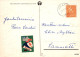 Bonne Année Noël Vintage Carte Postale CPSM #PAV708.FR - Nouvel An