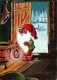 SANTA CLAUS Happy New Year Christmas Vintage Postcard CPSM #PBL445.GB - Santa Claus