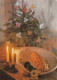 Happy New Year Christmas CANDLE Vintage Postcard CPSM #PBA806.GB - New Year