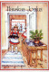 Happy New Year Christmas CHILDREN Vintage Postcard CPSM #PAY262.GB - New Year