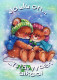 Happy New Year Christmas TEDDY BEAR Vintage Postcard CPSM #PAU886.GB - Año Nuevo