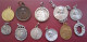 LOT DE  11   MEDAILLES RELIGIEUSES ...ARGENT-LAITON-BRONZE.... - Religione & Esoterismo