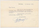 Firma Briefkaart Putten 1952 - Manufacturen - Confectie - Non Classés