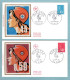 FDC France 1971 - Marianne De Bequet YT 1663 & 1664  - Paris - 1970-1979