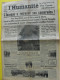 Journal L'Humanité Du 12 Novembre 1935. Vaillant Couturier Piot Fascites Duclos Clamanus Cachin - Sonstige & Ohne Zuordnung