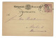 EP E.P. Entier Postale Ganzsache Deutschland Konigreich Bayern Munchen 1882 KRONACH Postkarte - Ganzsachen
