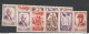 TRIPLE VAR N°576 VIOLET Sans BRUN + VAR N°580 MOUCHES à MERDE + IMP TRES DECALEE Sur F 580 Neuf ** - Unused Stamps