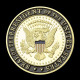 Delcampe - Pièce Médaille NEUVE Plaquée Or - United-States Secret Service - Andere & Zonder Classificatie