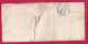 CURSIVE 72 ST ARNOULT SEINE ET OISE + PP ROUGE CAD TYPE 12 RAMBOUILLET POUR PARIS 1838 LETTRE - 1801-1848: Vorläufer XIX