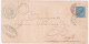 1877-ARNARA C.2 Di Collettoria Su Soprascritta Affr. C.10 Annullo Ceccano C.2+sb - Marcophilie