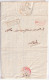 1809 NOVARA Ovale Rosso Su Lettera Con Intestazione A Stampa Completa Testo Il P - 1. ...-1850 Prephilately