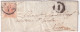 1858-LOMBARDO VENETO C.15 Su Lettera Completa Testo Padova (21.1) - Lombardy-Venetia